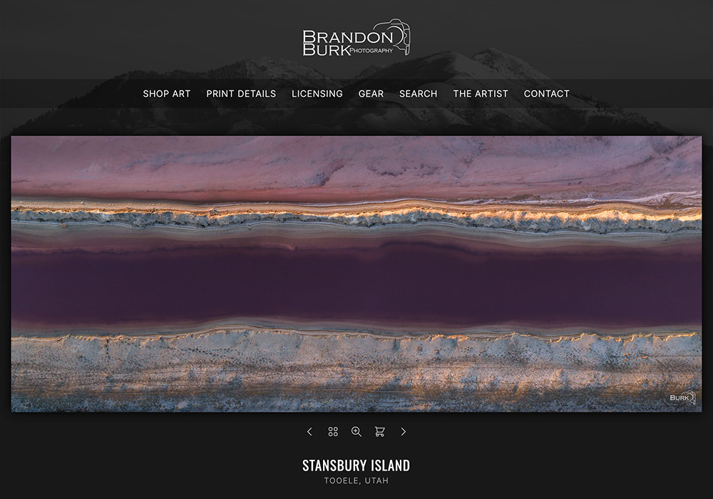 Brandon Burk "Building my website with WideRange Galleries was the best decision I made for showcasing and selling my photography. The administrative...